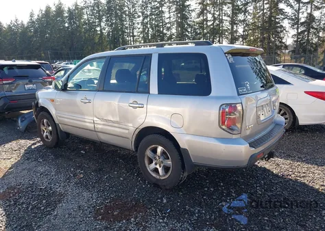 2006 Honda Pilot Ex from USA, damaged, VIN 2HKYF18496H524497